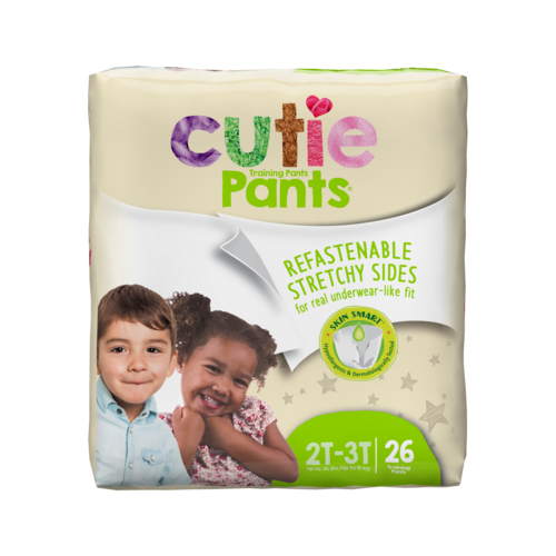 Cutie Pant Training Pant - Unisex 2T-3T, 26 count