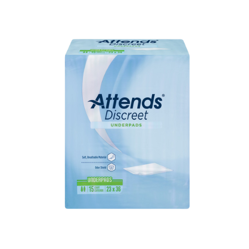 Attends Discreet Underpads, Urinary, 23"x36" , 15 Counts