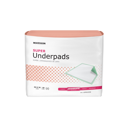 Disposable Underpad McKesson 23 X 36 Inch Fluff / Polymer Moderate Absorbency