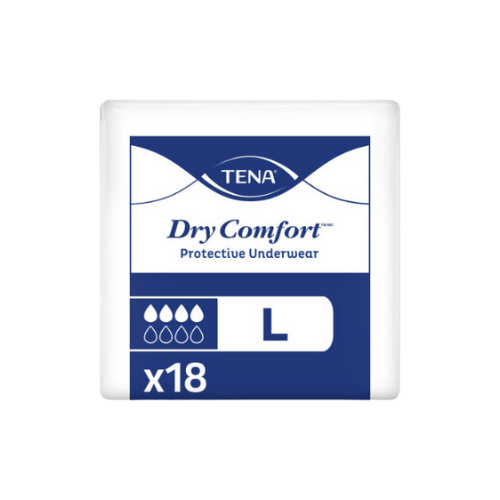 TENA® Dry Comfort™ Protective Incontinence Underwear, Moderate Absorbency, Unisex, Large, 18 count