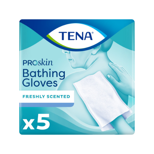 TENA® ProSkin Bathing Glove, Premoistened Wipe, Scented, 5 count