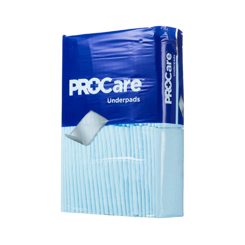 Disposable Underpad ProCare™ 21 X 36 Inch Fluff Light Absorbency