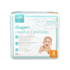 Disposable Baby Diapers, Size 3, 16-28 lb., 200/CS