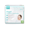 Disposable Baby Diapers, Size 4, 22-37 lb., 200/CS