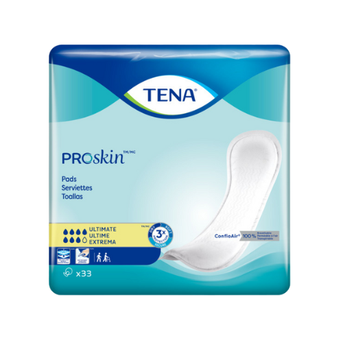 TENA® ProSkin Ultimate Bladder Leakage Pad for Women, Heavy Absorbency, 33 count