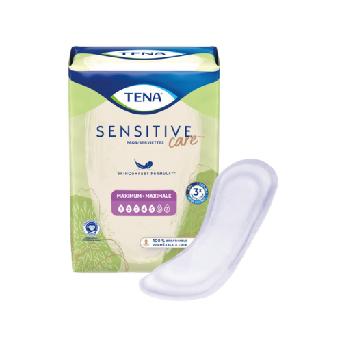 TENA Sensitive Care Maximum Pads, Regular Length, 56 count