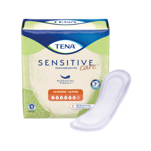 TENA Sensitive Care Ultimate Pads, Regular Length, 33 count