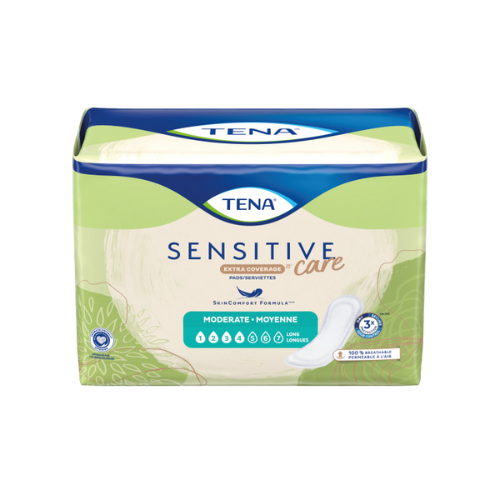 TENA Sensitive Care™ Moderate Bladder Leakage Pad for Women, Moderate Absorbency, Long Length, 60 count