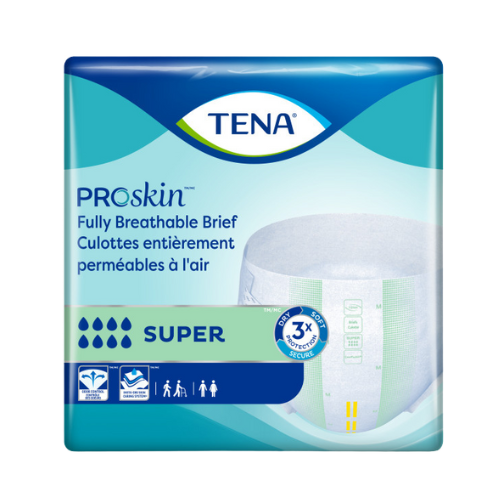 TENA ProSkin™ Stretch Super Bariatric Incontinence Brief, Heavy Absorbency, Unisex, 3X-Large, 8 count