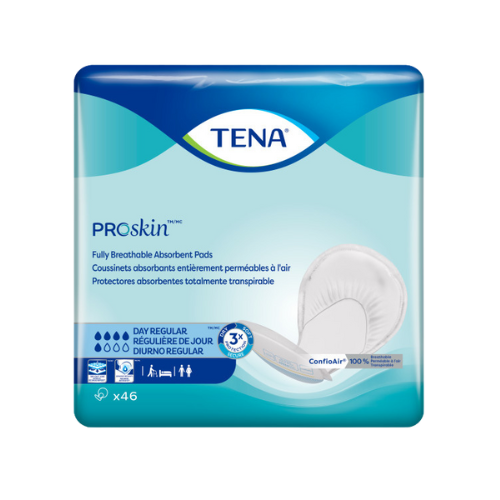 TENA ProSkin™ Day Regular Absorbent Pads Moderate Absorbency, Unisex, 46 count