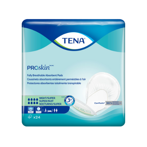 TENA ProSkin™ Night Super Absorbent Pads, Heavy Absorbency, Unisex, 24 count