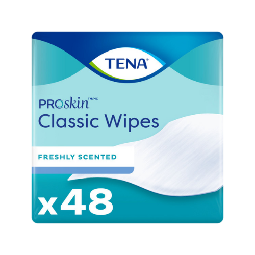 TENA® ProSkin Classic Washcloth, Premoistened Wipe, Scented, 48 count