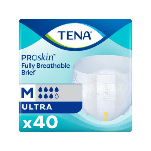 TENA ProSkin™ Ultra Incontinence Brief, Heavy Absorbency, Unisex, Medium, 40 count