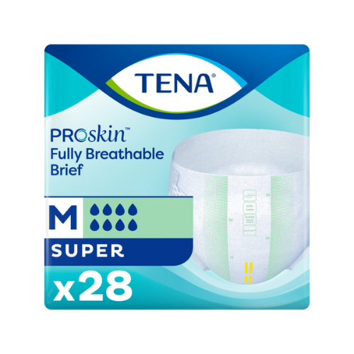 TENA ProSkin™ Super Incontinence Brief, Heavy Absorbency, Unisex, Medium, 28 count