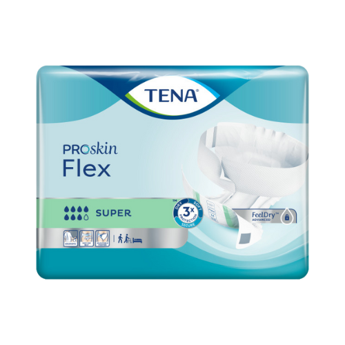 TENA ProSkin™ Flex Super Belted Incontinence Brief, Heavy Absorbency, Unisex, Small/Size 8, 30 count