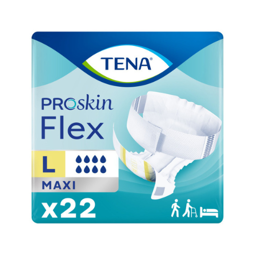 TENA ProSkin™ Flex Maxi Belted Incontinence Brief, Heavy Absorbency, Unisex, Large/Size 16, 22 count