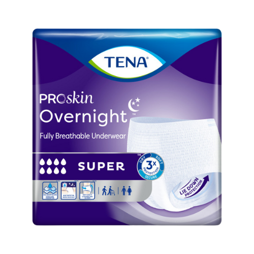 TENA ProSkin Overnight™ Super Protective Incontinence Underwear, Heavy Absorbency, Unisex, Medium, 14 count