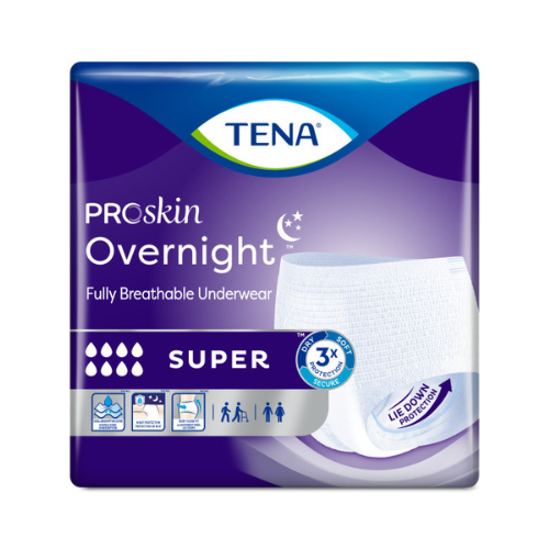 TENA ProSkin Overnight™ Super Protective Incontinence Underwear, Heavy Absorbency, Unisex, X-Large, 12 count