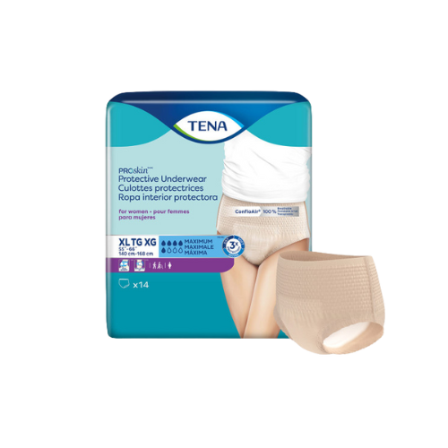 TENA ProSkin™ Protective Incontinence Underwear for Women, Moderate Absorbency, X-Large, 14 Count