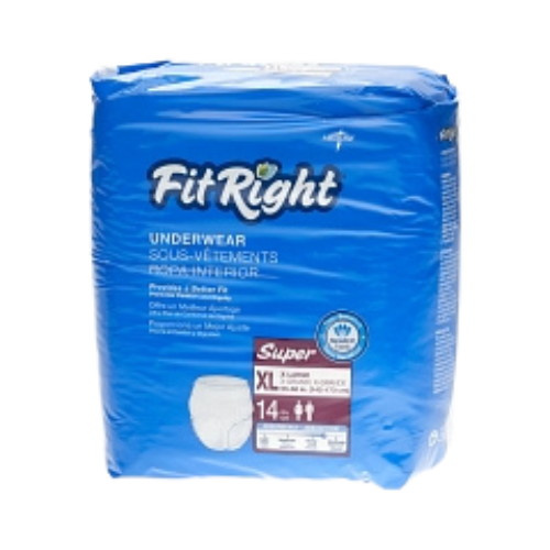 Fitright Super Protective Underwear - Underwear, Protective, Heavy, XL (14 Counts)