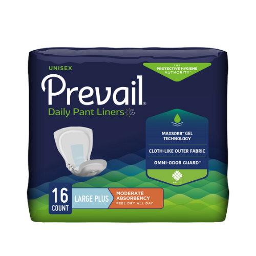 Prevail Incontinence Pant Liner, Large Plus, 16 count