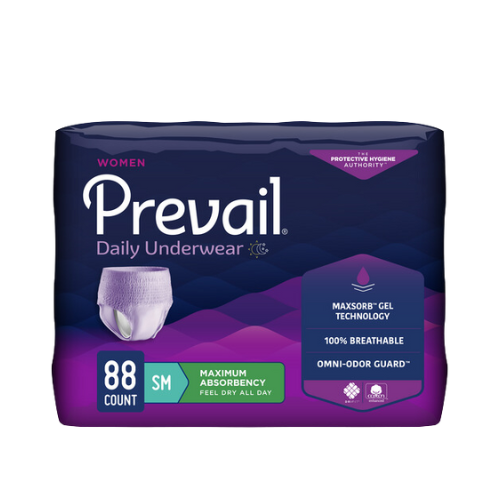 Prevail Incontinence Underwear for Women, Maximum Absorbency, Small, 22 count