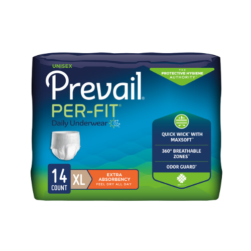 Prevail Incontinence Per-Fit Protective Underwear, Extra Large, 14 count